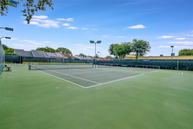 view of sport court