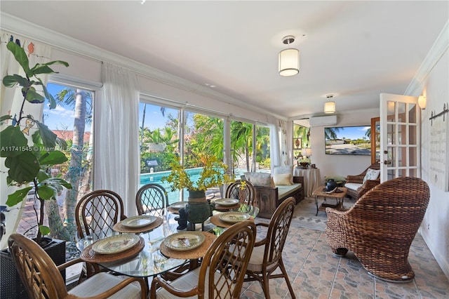 sunroom featuring a healthy amount of sunlight