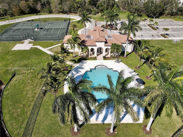 aerial view