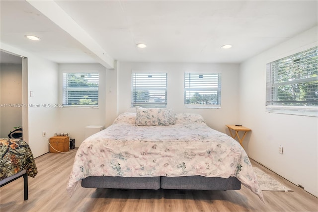1601 SW 117th Ave, Davie, FL 33325 - bedroom with light wood-type flooring and recessed lighting