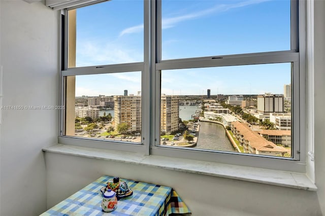 1833 S Ocean Dr Unit 1612, Hallandale Beach, FL 33009 - details with a water view and a city view