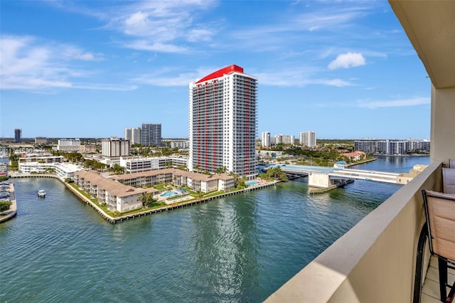 1833 S Ocean Dr Unit 1612, Hallandale Beach, FL 33009 - property view of water with a view of city