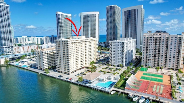 1833 S Ocean Dr Unit 1612, Hallandale Beach, FL 33009 - view of city with a water view