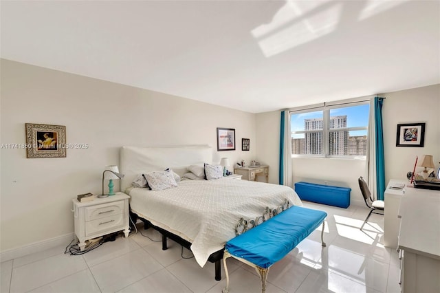 1833 S Ocean Dr Unit 1612, Hallandale Beach, FL 33009 - bedroom with light tile patterned floors and baseboards