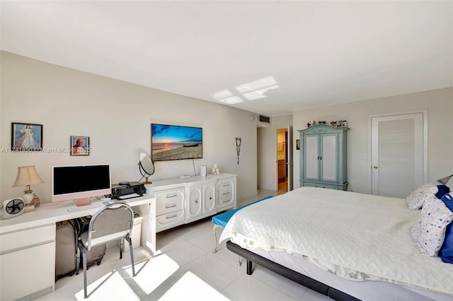 1833 S Ocean Dr Unit 1612, Hallandale Beach, FL 33009 - bedroom with light tile patterned flooring
