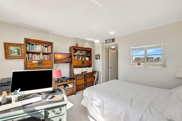 1833 S Ocean Dr Unit 1612, Hallandale Beach, FL 33009 - bedroom with light tile patterned flooring and visible vents