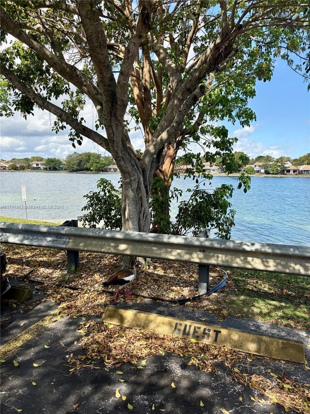 view of water feature