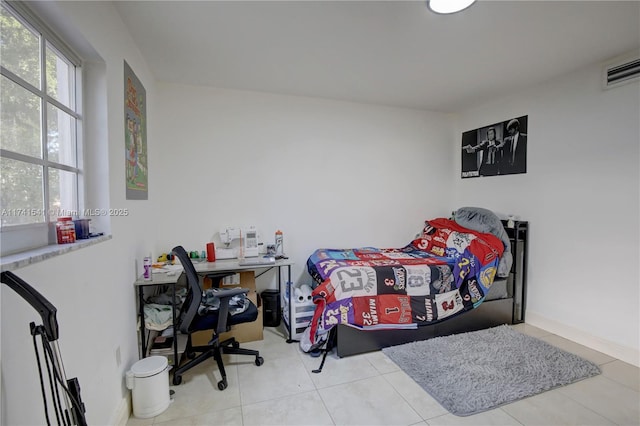 view of tiled bedroom