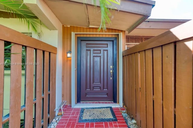 view of entrance to property