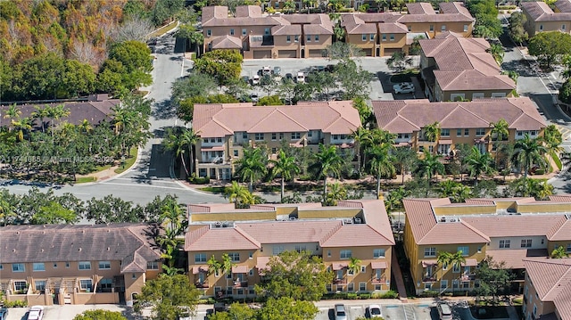 bird's eye view featuring a residential view