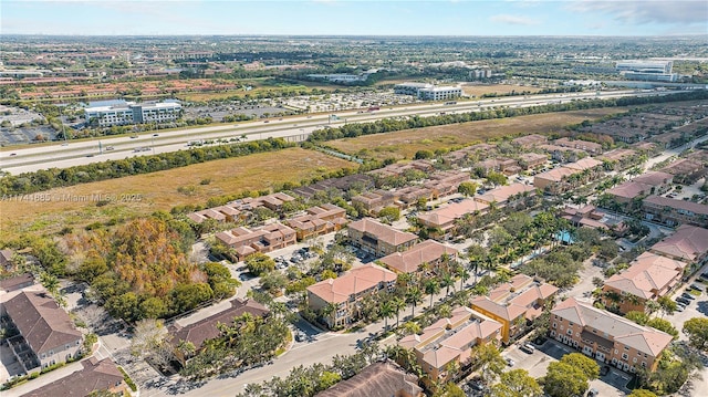 bird's eye view featuring a residential view