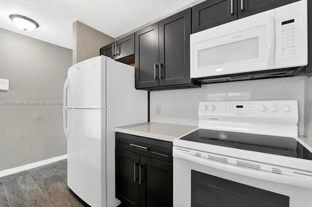 kitchen with white appliances