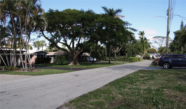 view of road