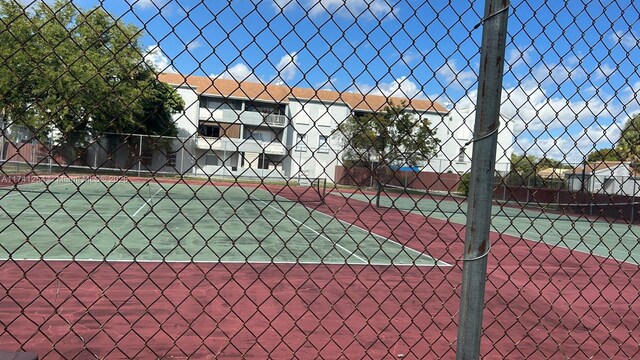 view of sport court