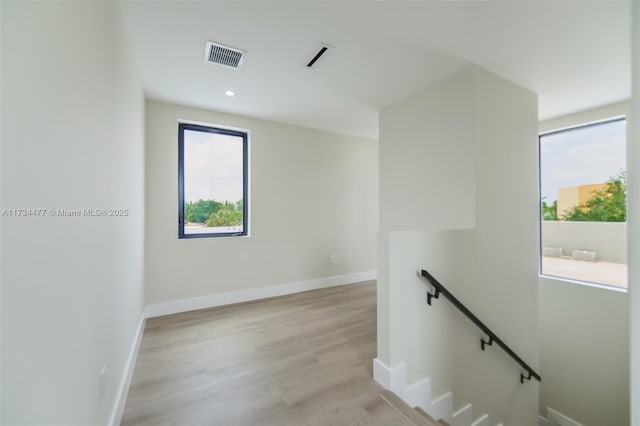 1617 NE 11th St Unit 1, Fort Lauderdale, FL 33304 - unfurnished room with baseboards, light wood finished floors, and recessed lighting