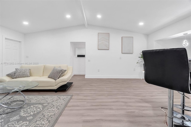 658 SW 1st Ct, Boynton Beach, FL 33426 - living area with light wood-style flooring and recessed lighting