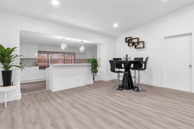 658 SW 1st Ct, Boynton Beach, FL 33426 - exercise area with recessed lighting and light wood-style flooring