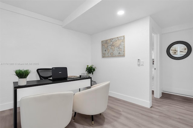 658 SW 1st Ct, Boynton Beach, FL 33426 - office space featuring wood finished floors and recessed lighting