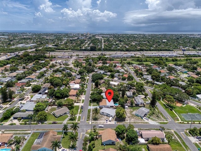 658 SW 1st Ct, Boynton Beach, FL 33426 - aerial view of property's location with nearby suburban area