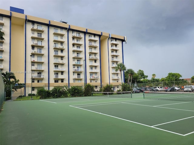 view of sport court