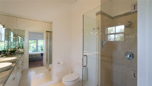 691 Ridgewood Rd, Key Biscayne, FL 33149 - ensuite bathroom with a sink, plenty of natural light, ensuite bathroom, and a stall shower
