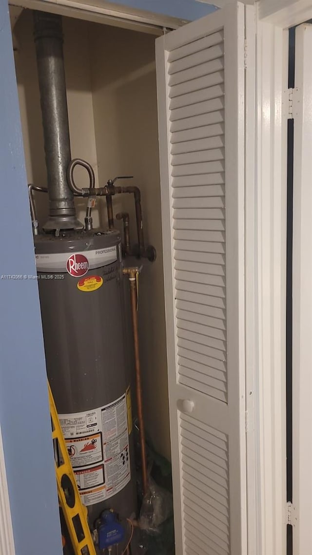 utilities featuring water heater