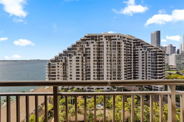 view of property featuring a water view