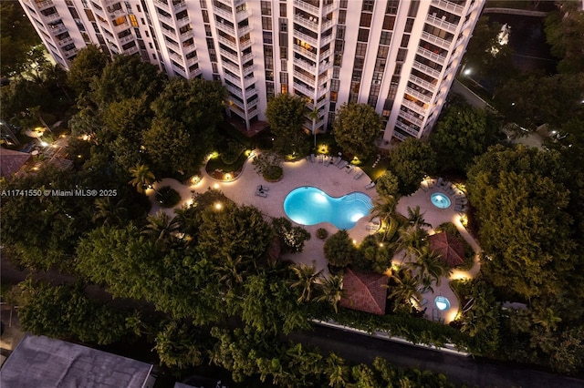 2000 Towerside Ter Unit 910, Miami, FL 33138 - view of property location featuring a pool area and apartment complex / building