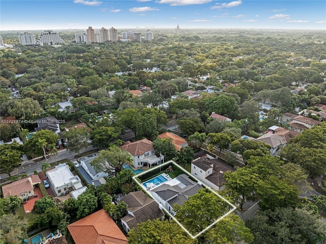 birds eye view of property featuring a residential view