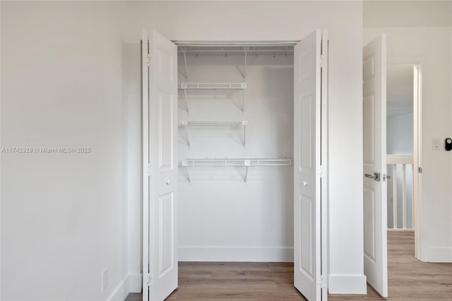 view of closet