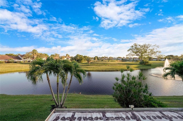 property view of water