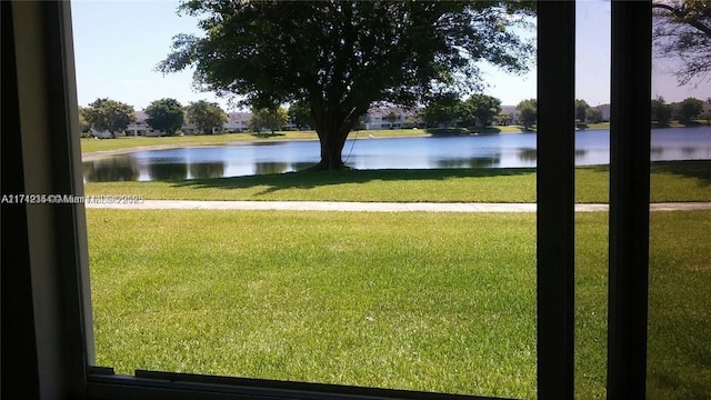 property view of water