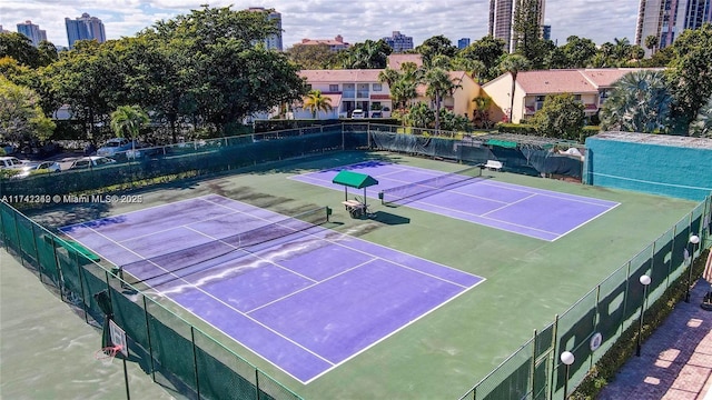 view of sport court