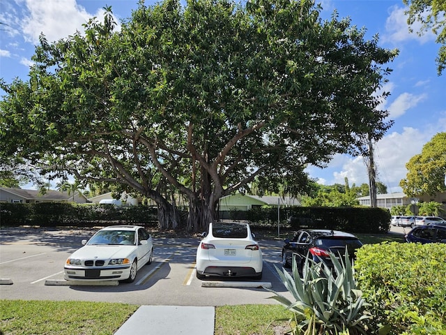 view of car parking