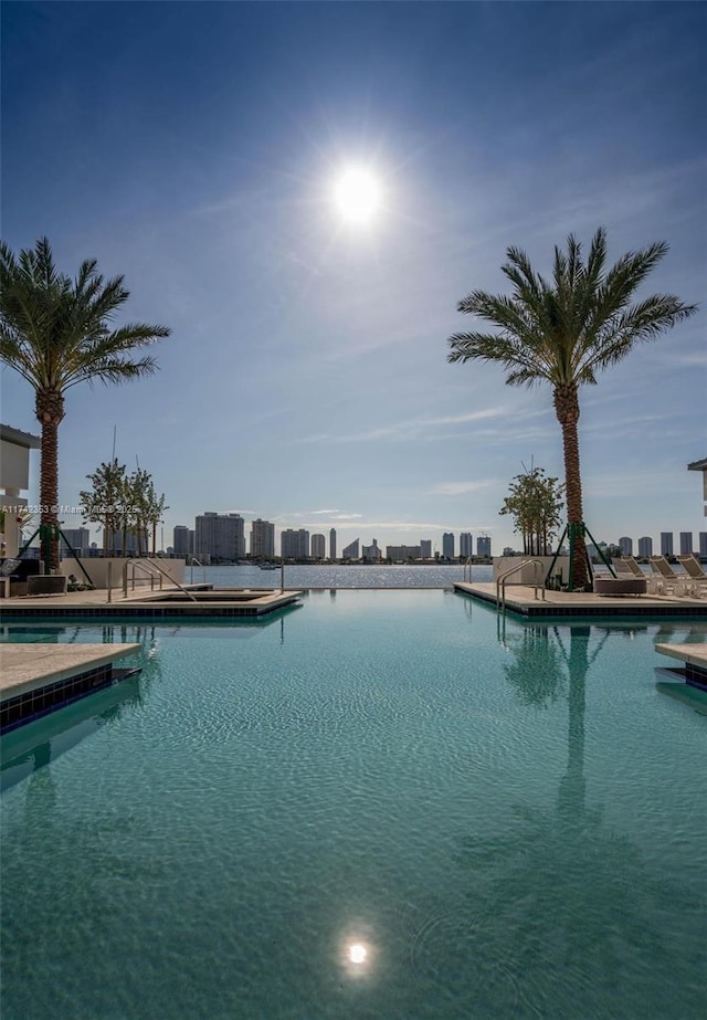 view of swimming pool