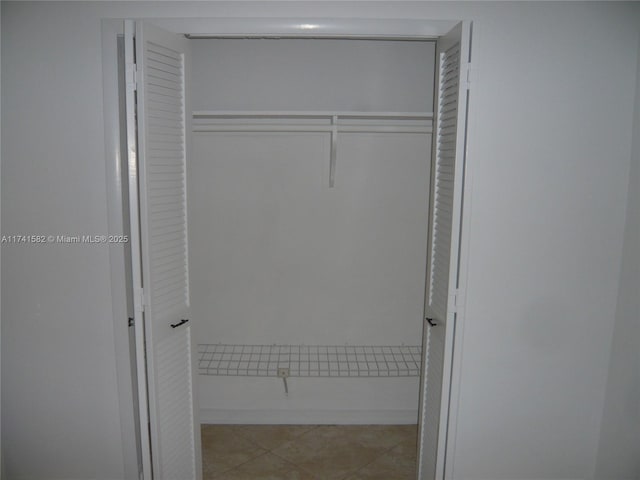 view of closet