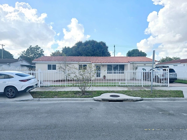 view of front of property