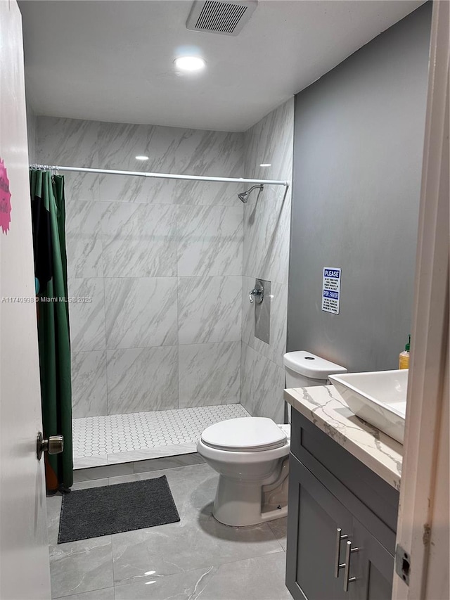 5895 NW 12th Ave, Miami, FL 33127 - bathroom featuring vanity, curtained shower, and toilet
