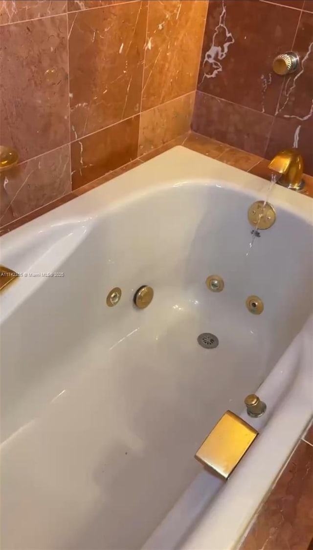 room details with a tub