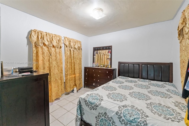 view of tiled bedroom