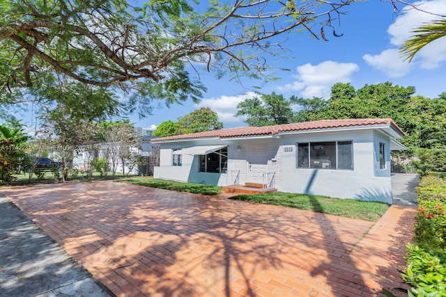 view of front of home