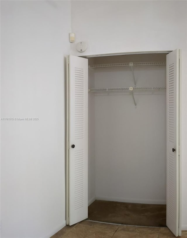 view of closet