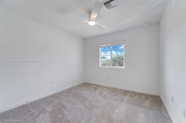 20849 NW 9th Path, Miami Gardens, FL 33169 - carpeted empty room featuring ceiling fan