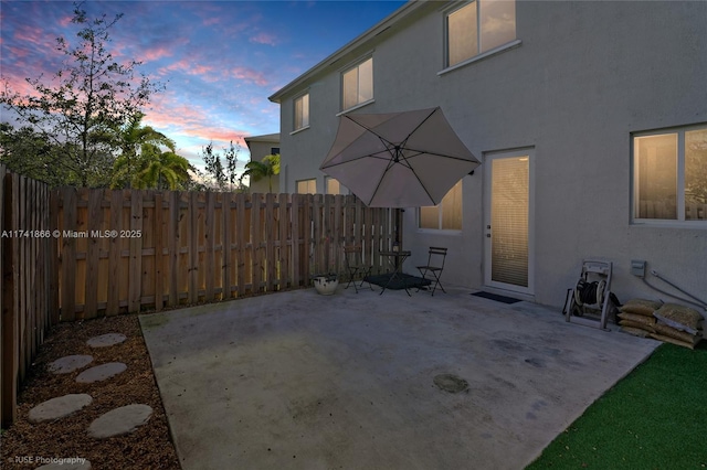 20849 NW 9th Path, Miami Gardens, FL 33169 - view of patio terrace at dusk