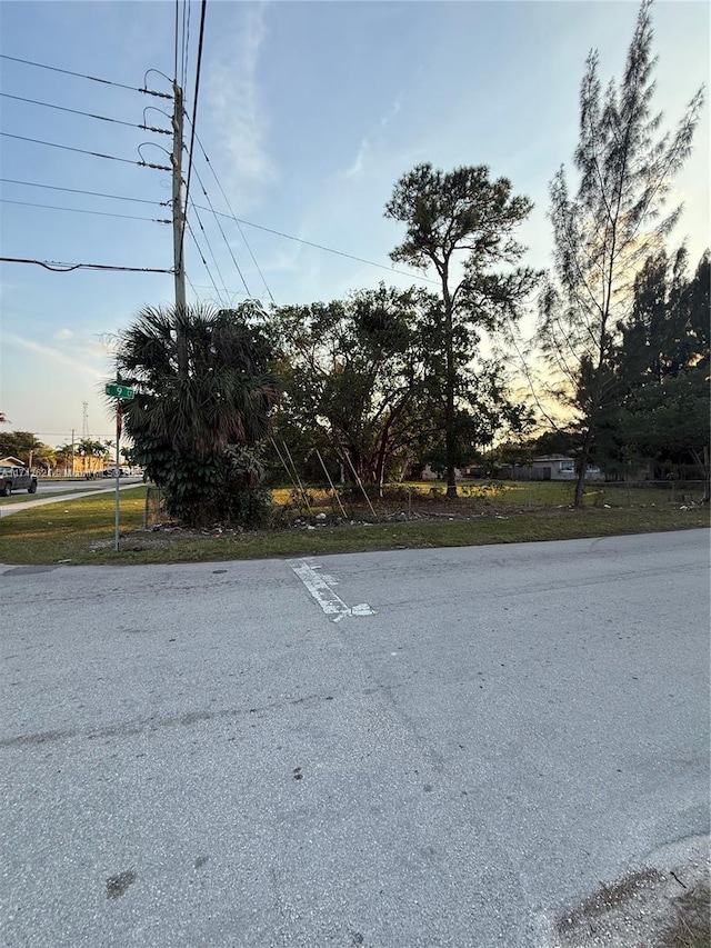 view of road