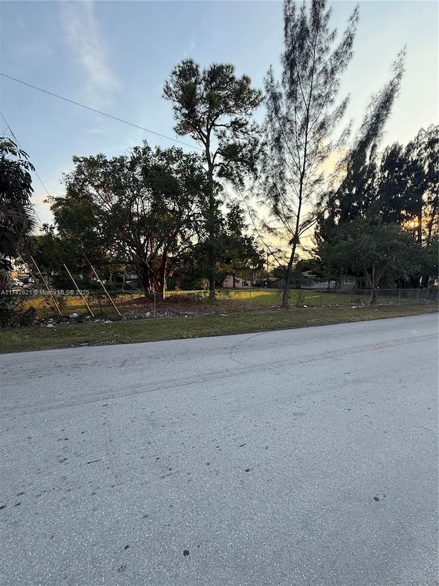 view of road