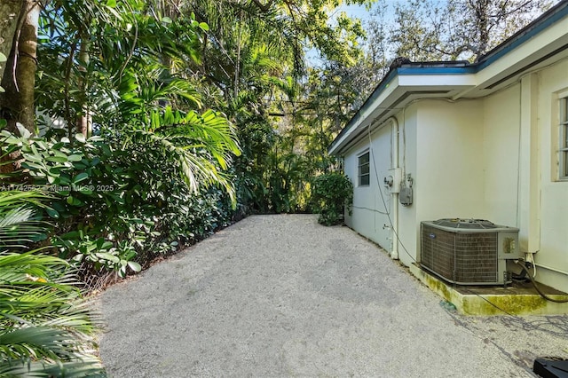 view of patio / terrace featuring central air condition unit