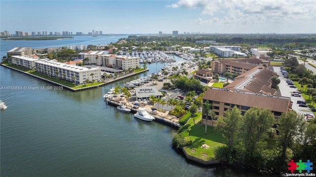 1036 US Highway 1 Unit 216, North Palm Beach, FL 33408 - drone / aerial view with a view of city and a water view