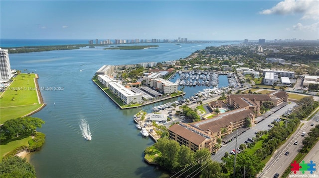 1036 US Highway 1 Unit 216, North Palm Beach, FL 33408 - bird's eye view featuring a water view and a city view
