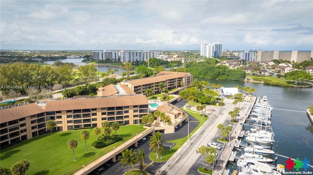 1036 US Highway 1 Unit 216, North Palm Beach, FL 33408 - aerial view with a water view and a city view
